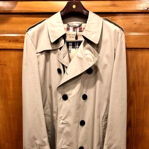 Burberry Brit Double-Breasted Trench - Taupe NWT